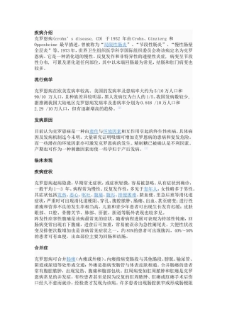 克罗恩病的介绍