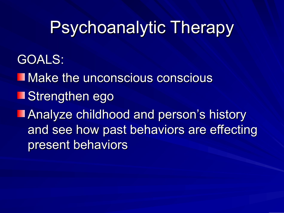 sychoanalyticTherapy：精神分析疗法_第2页
