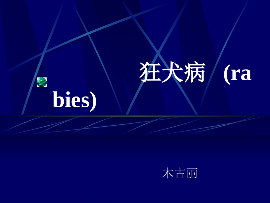 狂犬病PPT_第1页