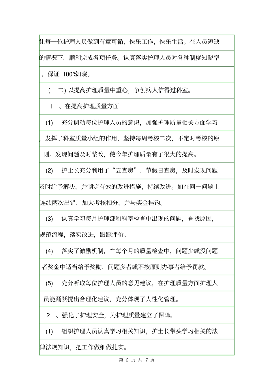 2020内科护理年终工作总结入团申请书_第2页