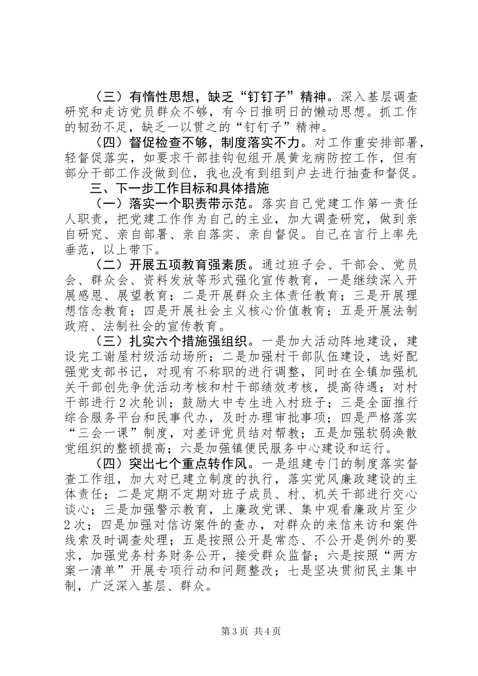 党委书记抓基层党建工作履职报告_第3页