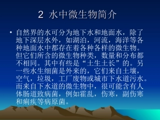 水质粪大肠菌群的测定