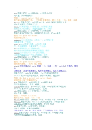 万词右脑光速图形图像记单词-最符合中国人习惯之方法-p