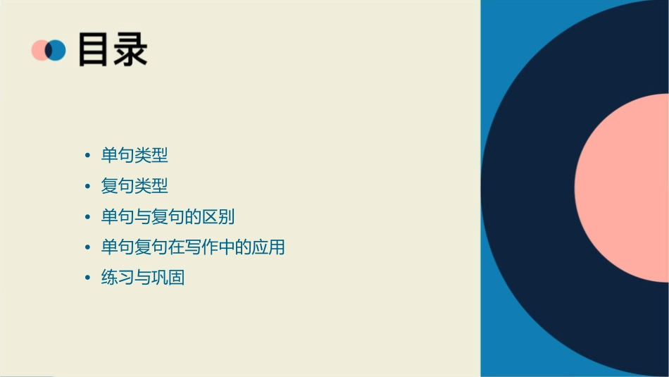 单句复句汇总课件_第2页