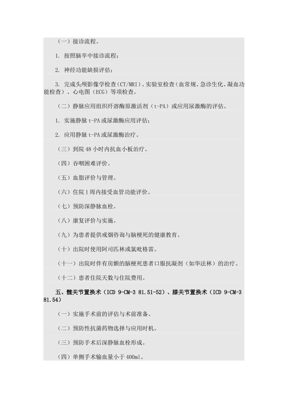 单病种质控指标_第3页