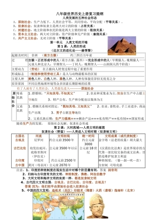 九年级上册知识结构