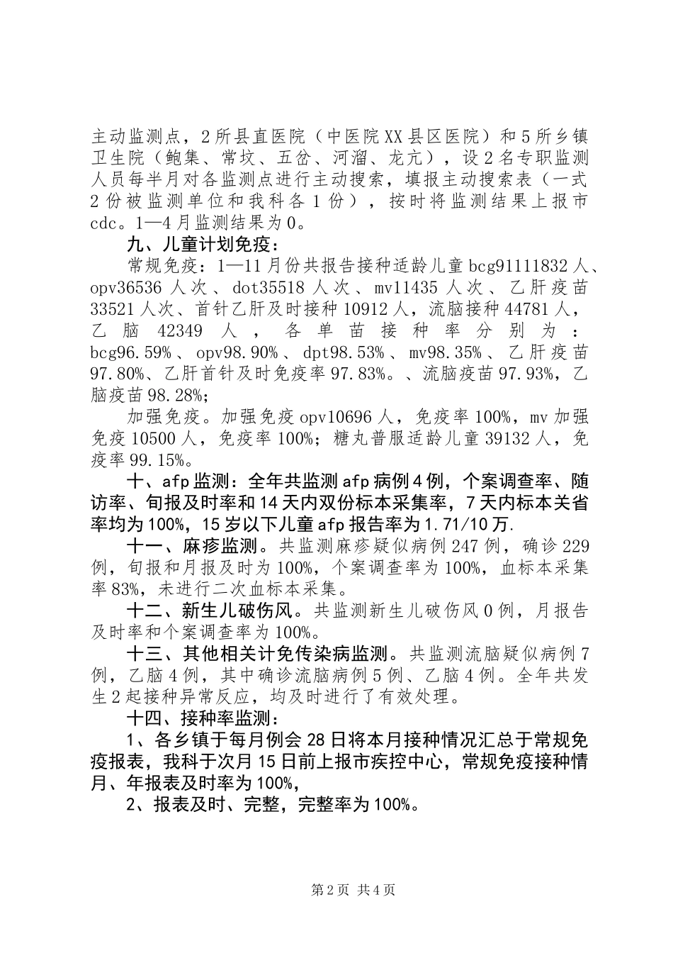 传染病防治自查小结[总结]_第2页