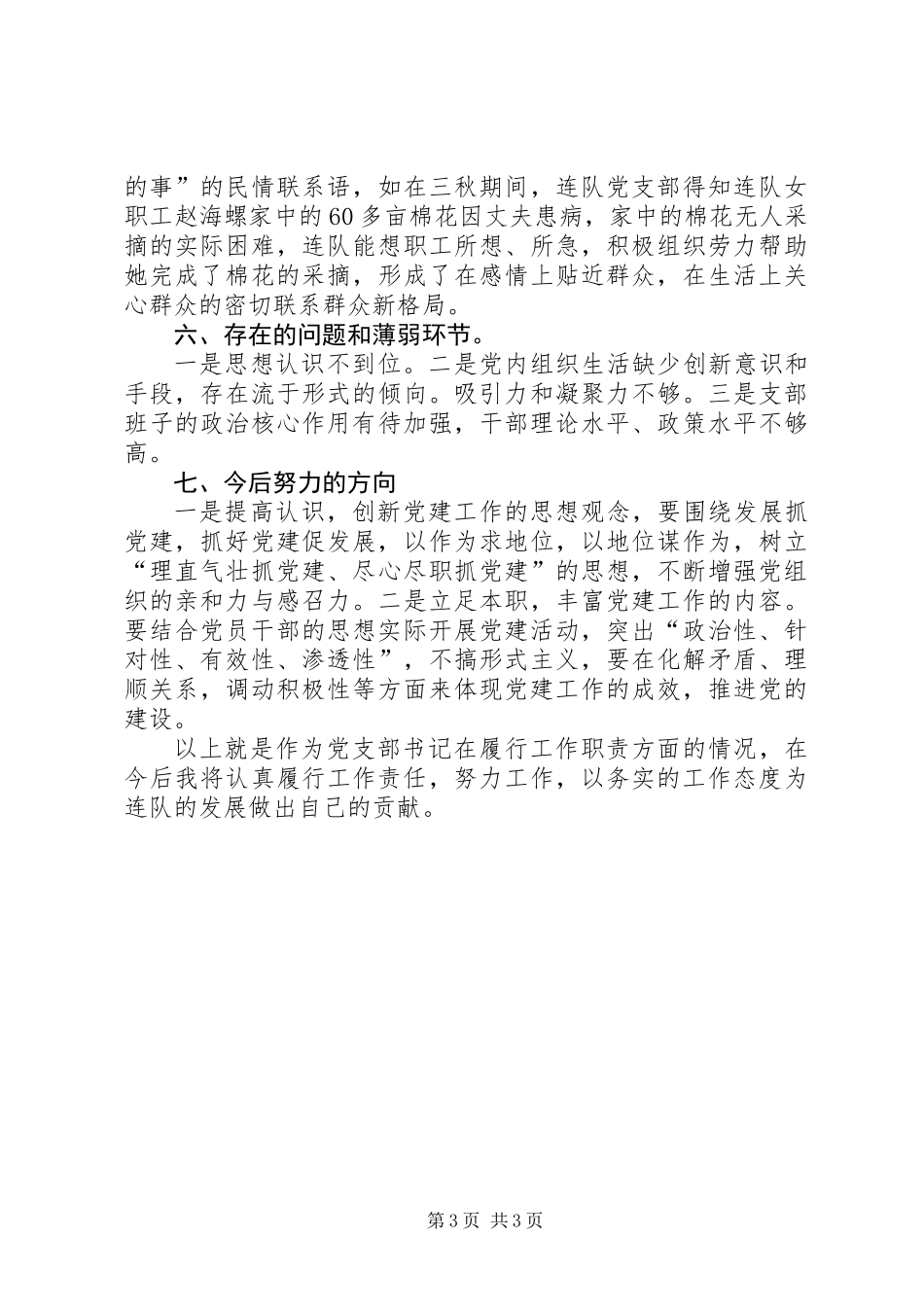 党组织书记党建工作述职报告 (2)_第3页