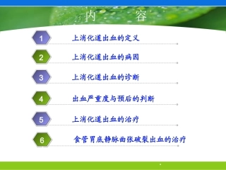 上消化道出血的诊治-文档资料