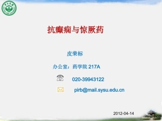 抗癫痫与惊厥药