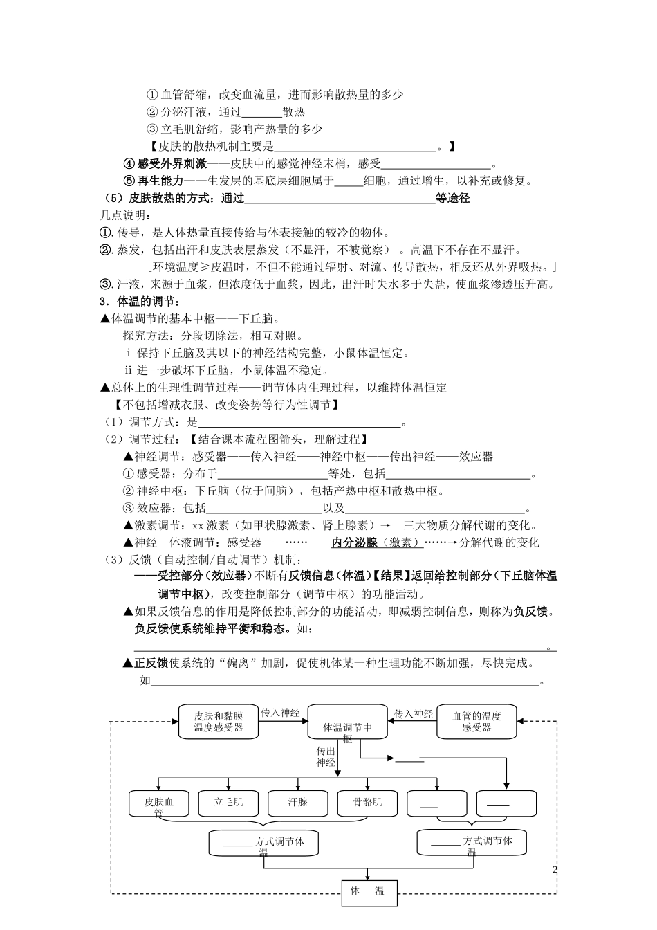 人体的体温及其调节_第2页