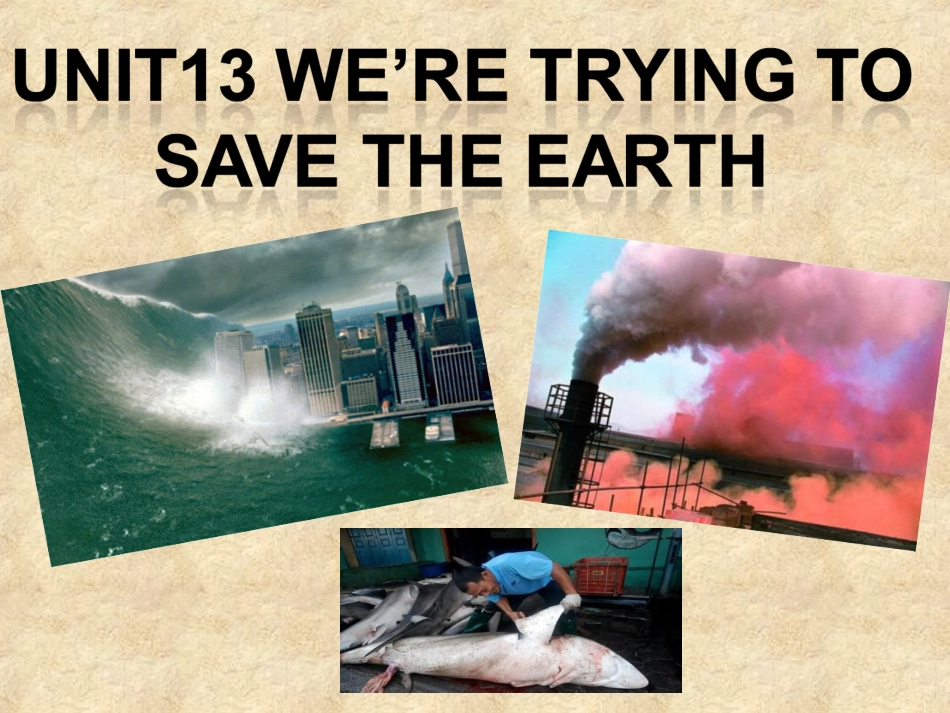 2014年人教版九年级英语Unit13_we’re_trying_to_save_the_earth(1a--2d)_第1页