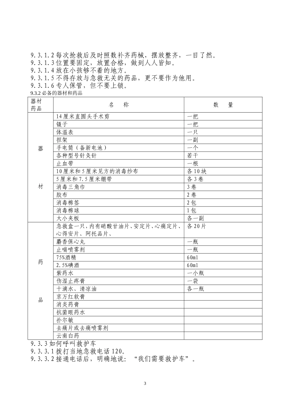 人身伤害应急预案(钻井队)_第3页