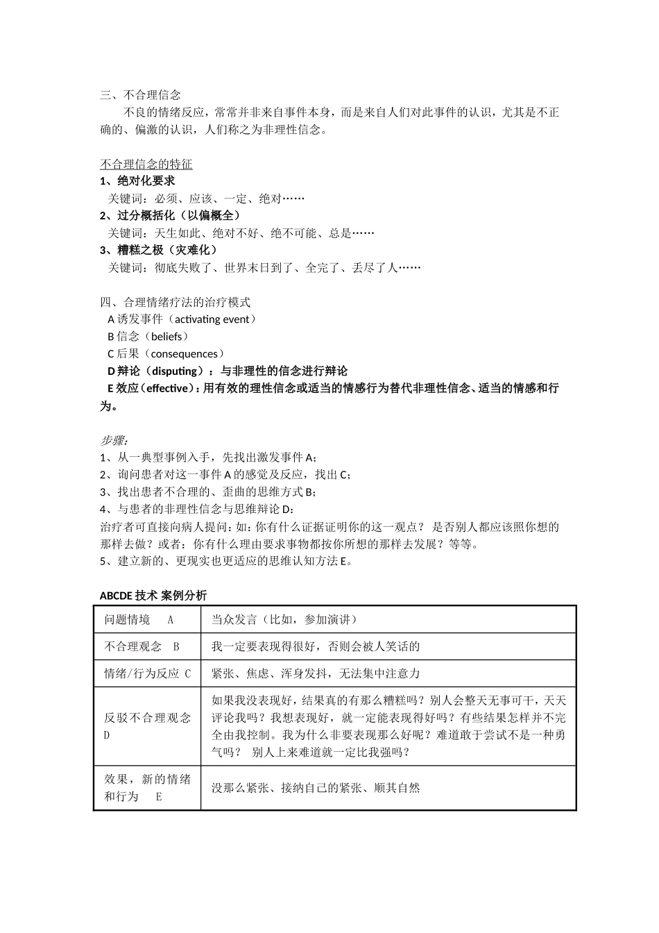 合理情绪疗法(情绪ABC理论)_第2页