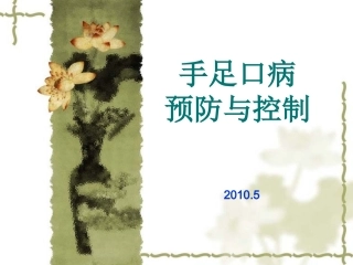 手足口病PPT概要