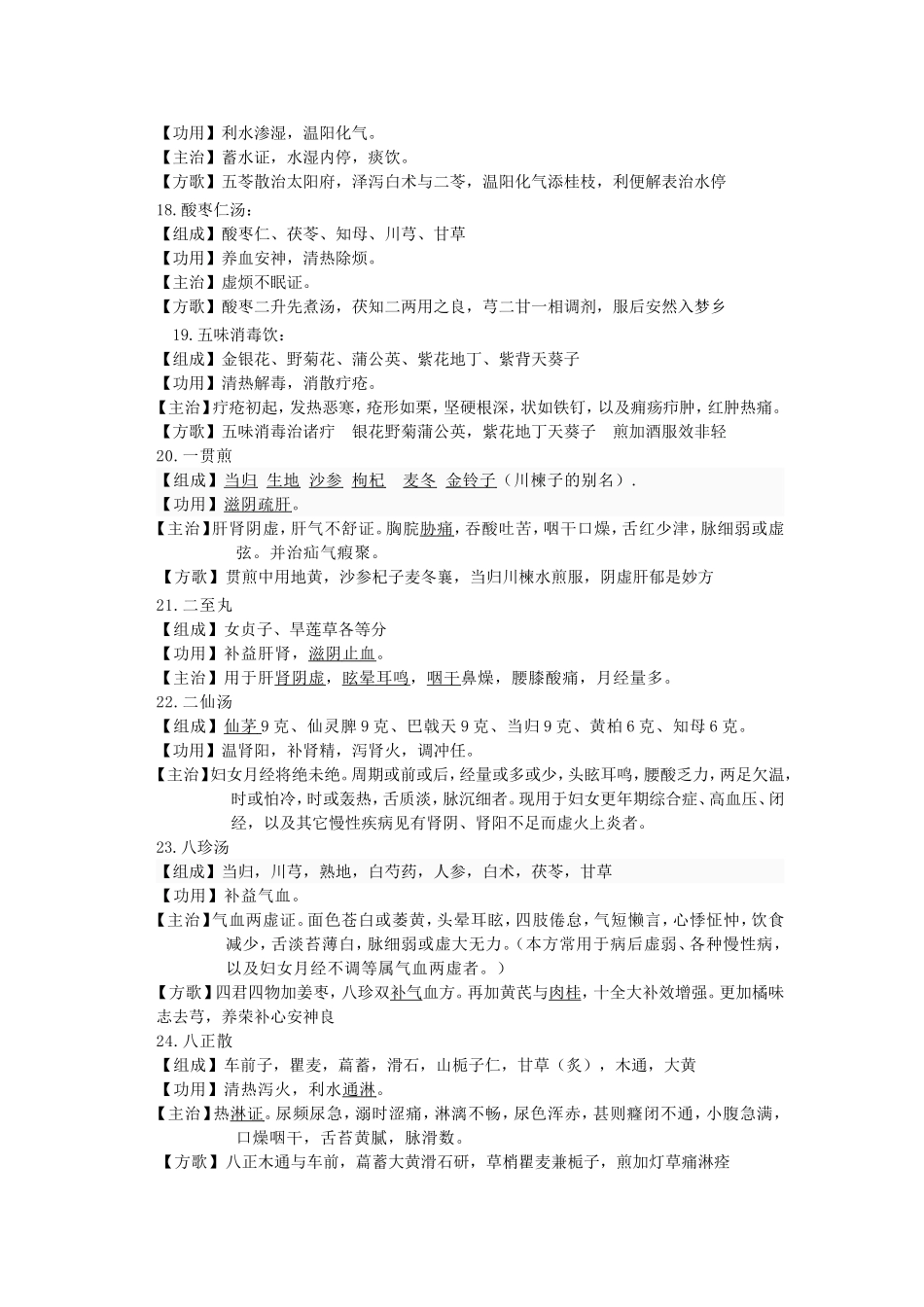 外科常用方剂100首_第3页