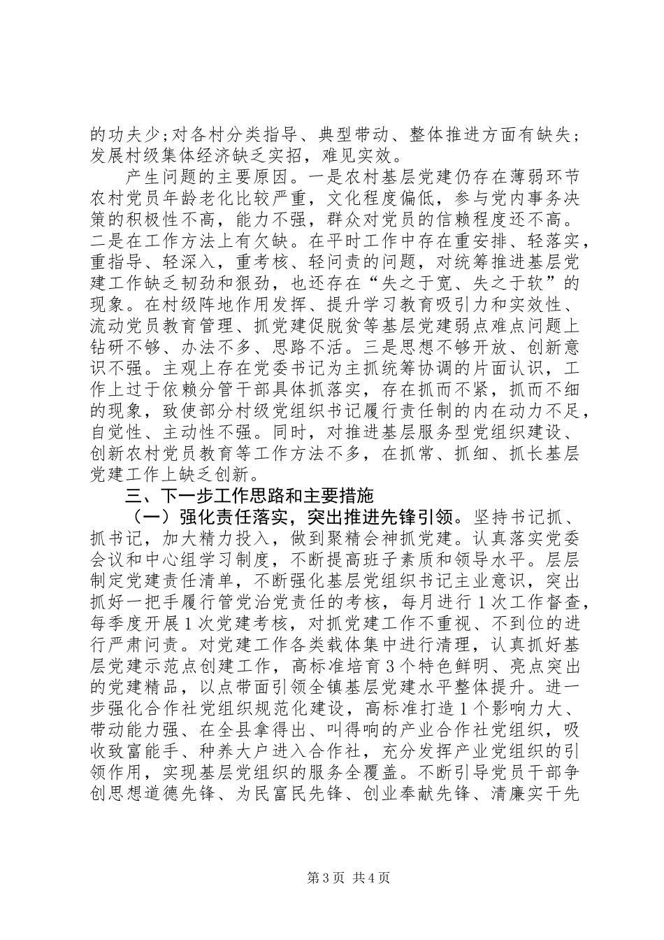 XX年抓基层党建工作述职报告 (2)_第3页