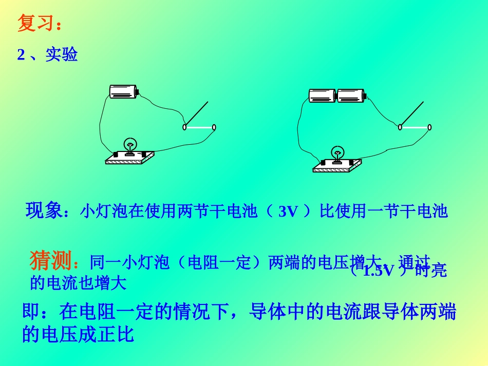 物理：北师大版九年级探究——电流与电压、电阻的关系（课件）_第3页