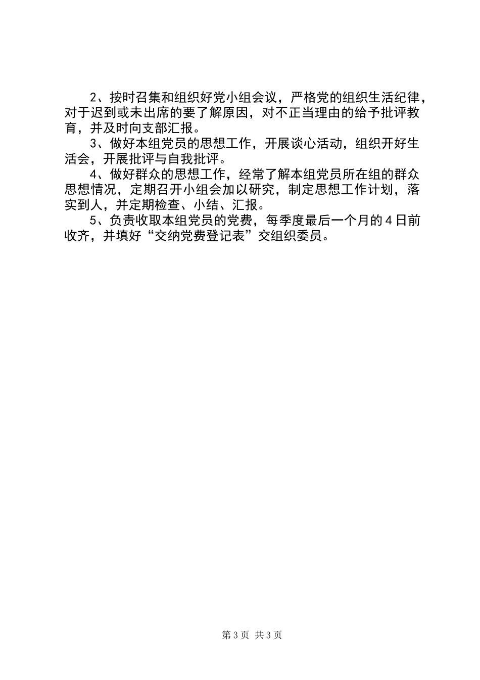党支部岗位描述及职责_第3页