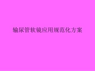 输尿管软镜应用..