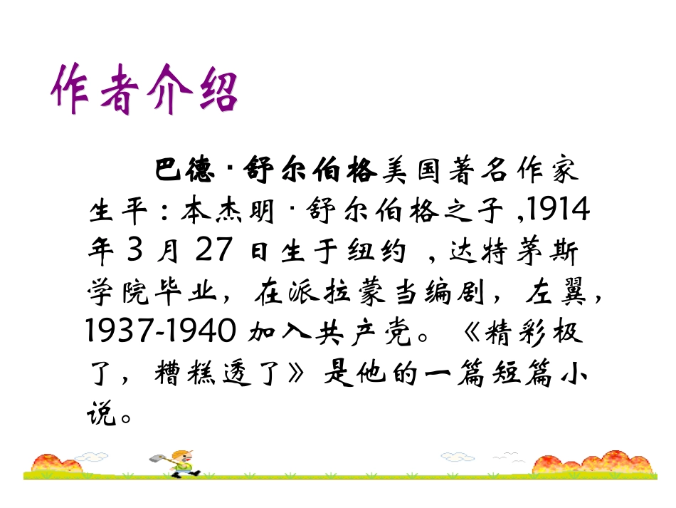 《“精彩极了”和“糟糕透了”》教学课件_第2页