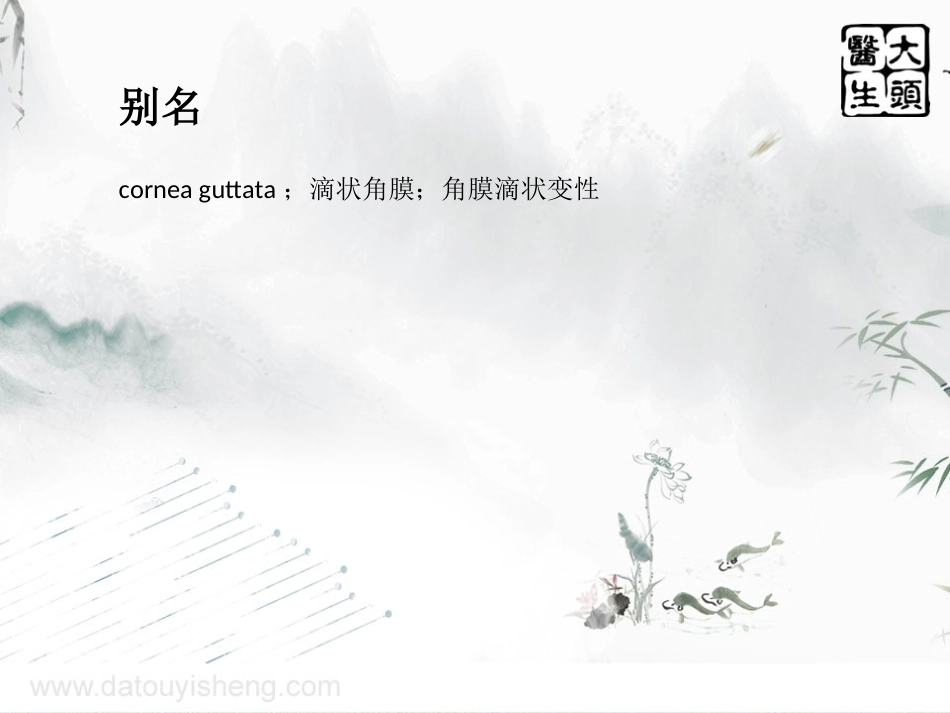 Fuchs角膜内皮营养不良_第3页