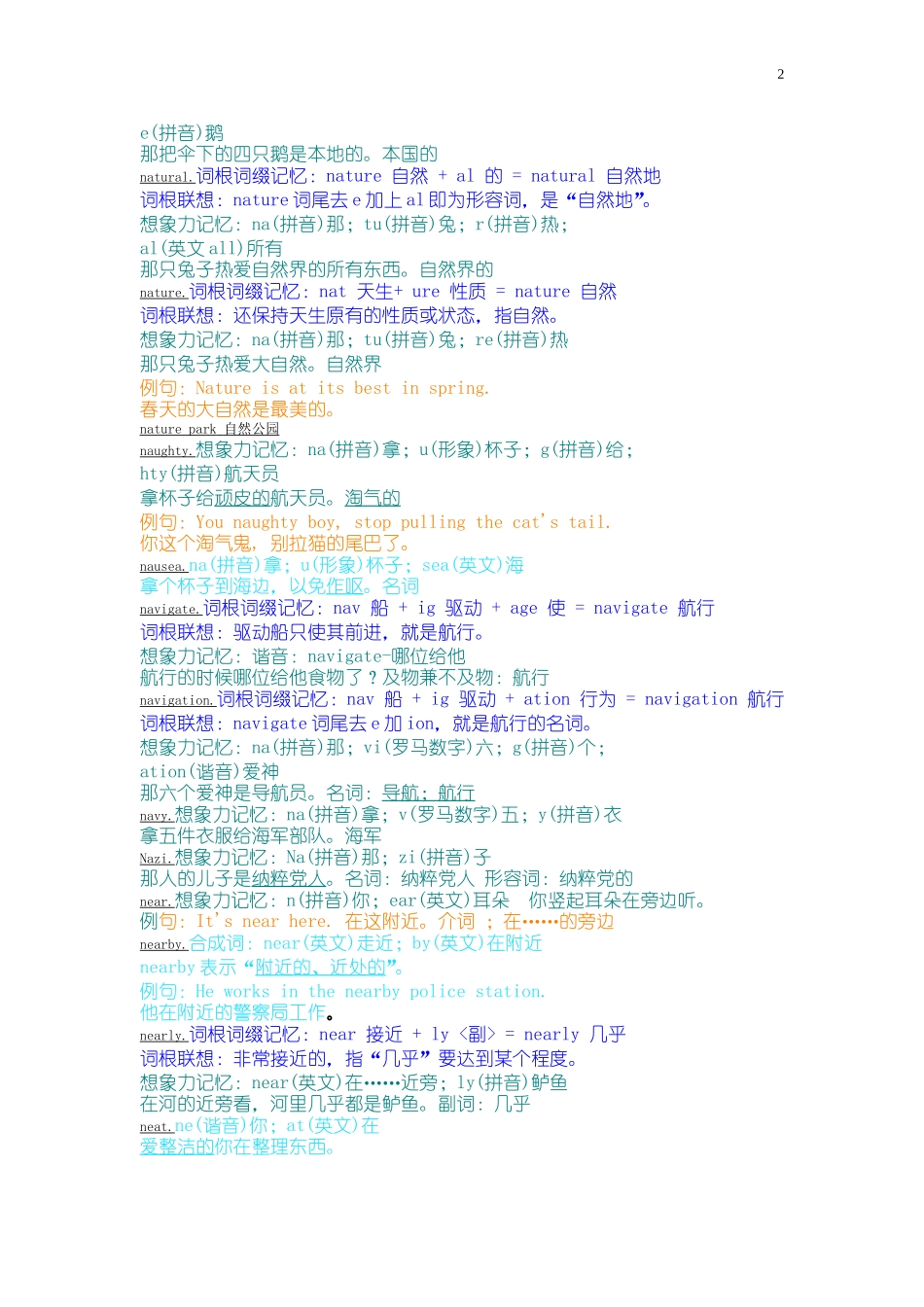 万词右脑光速图形图像记单词-最符合中国人习惯之方法n_第2页