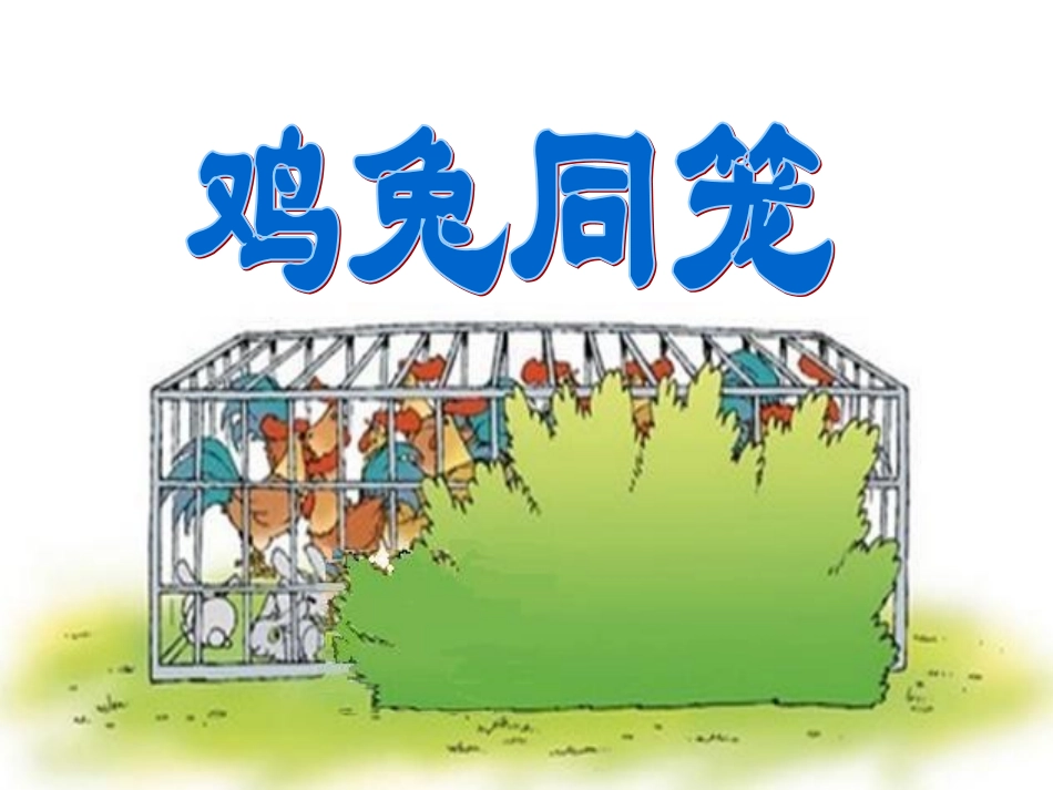 《鸡兔同笼》_第1页