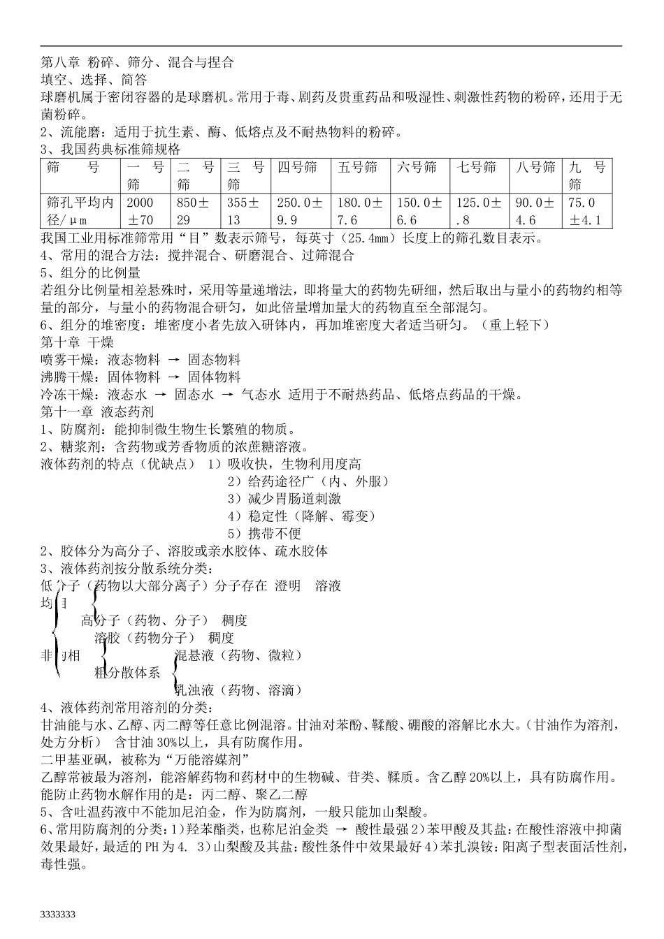 《药剂学》复习资料2_第3页