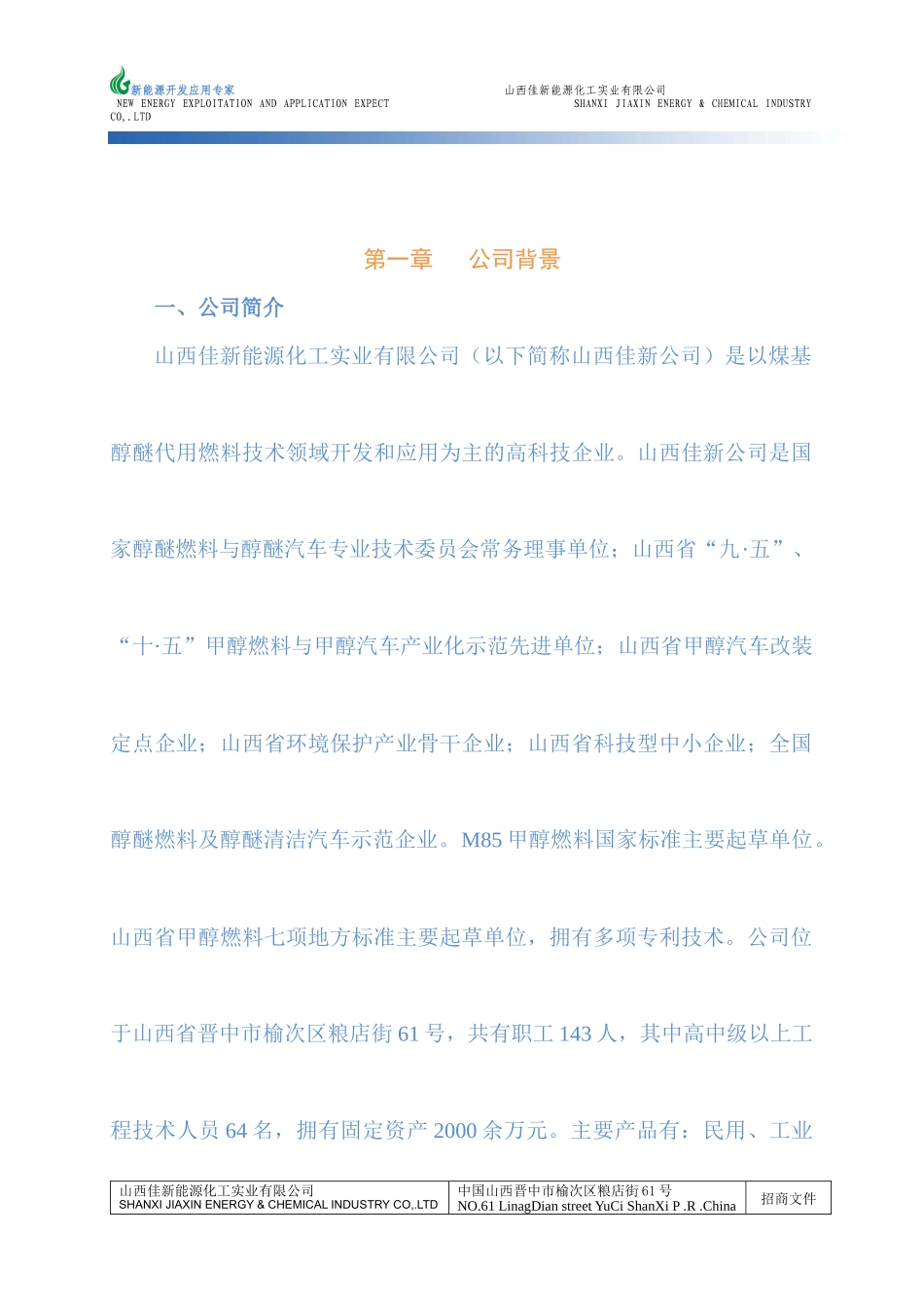 山西佳新能源化工实业有限公司_第2页