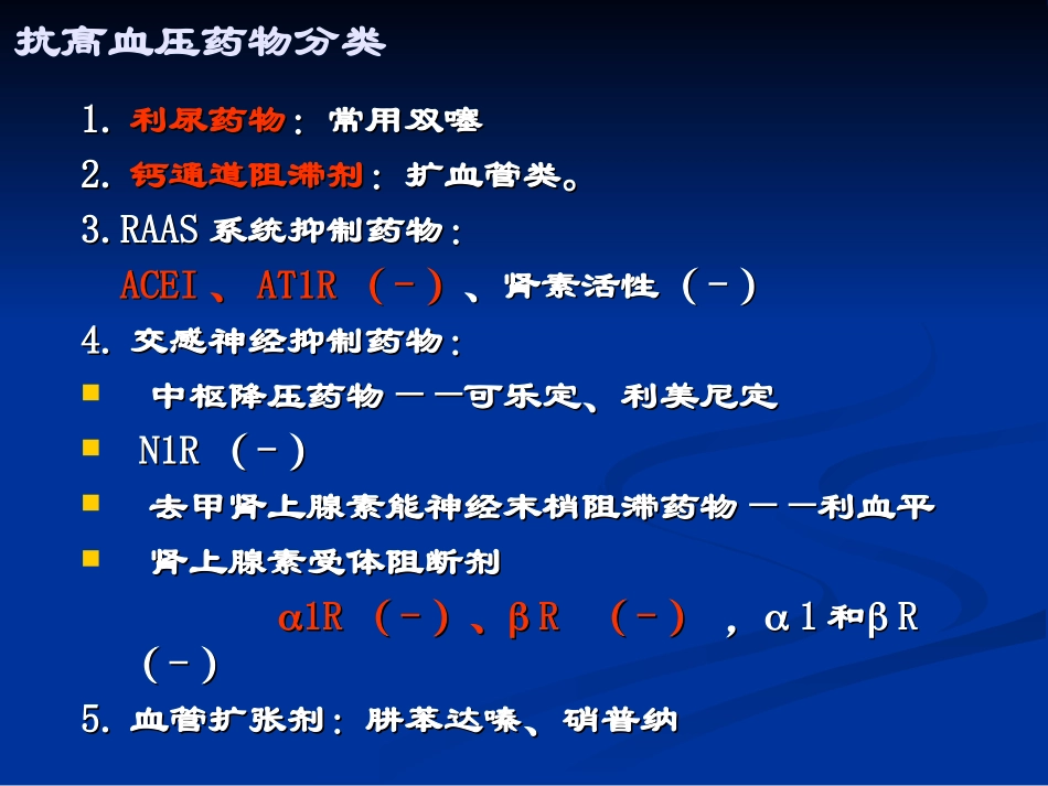 抗高血压药课程_第2页