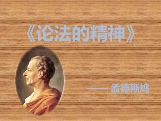 《论法的精神》书评