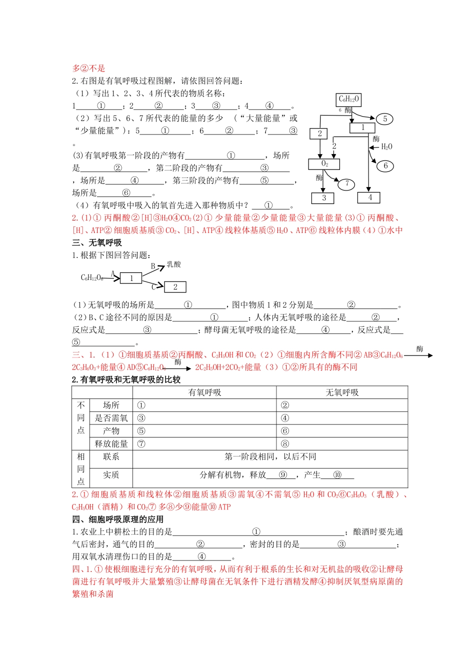 《ATP的主要来源——细胞呼吸》导学案_第3页