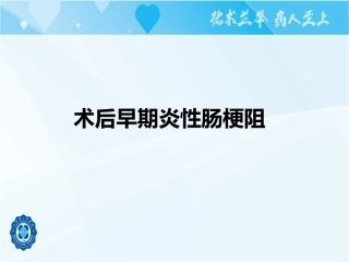 术后炎性肠梗阻