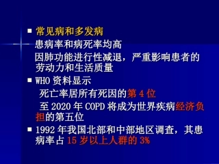 慢性阻塞性肺病ppt