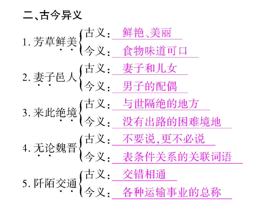 专题六文言文基础训练_第3页