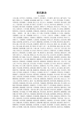 崔氏脉诀(完整版)
