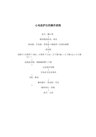 急诊科抢救设备操作流程