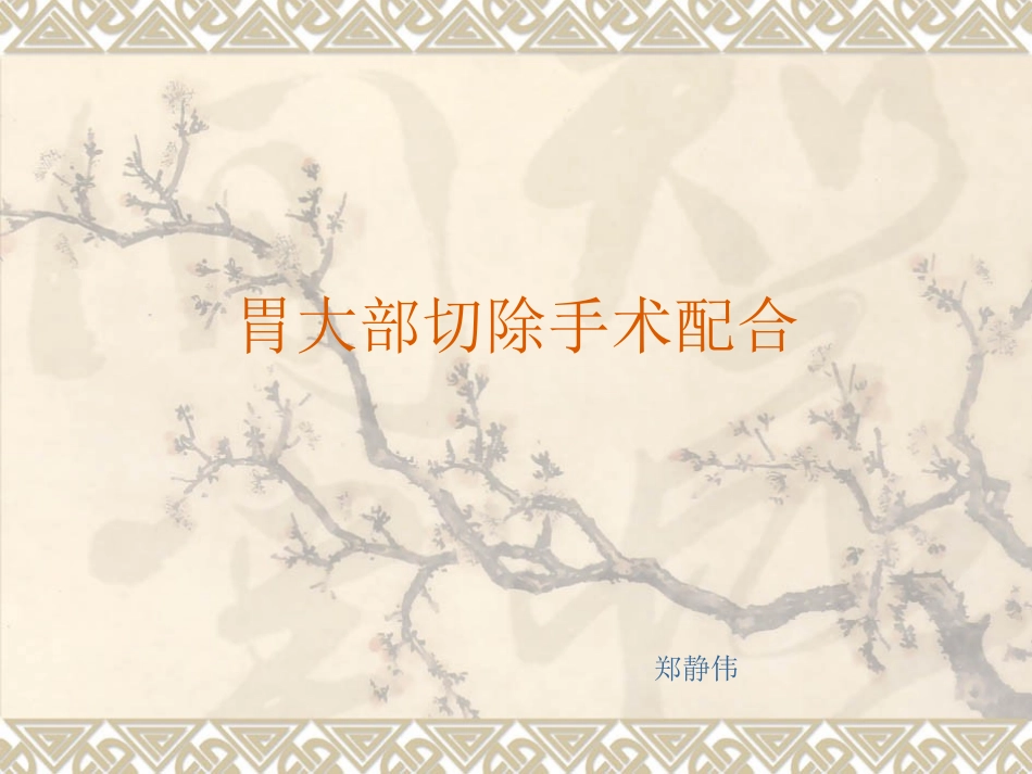 胃大部分切除术_第1页