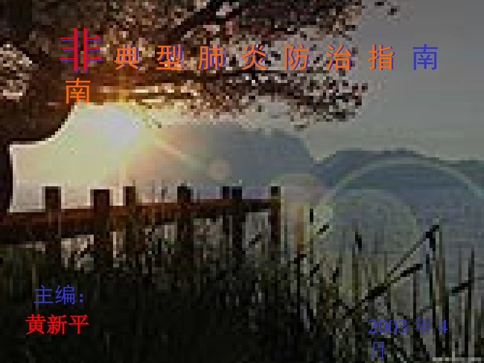 典型肺炎防治指南典型肺炎防治指南_第1页