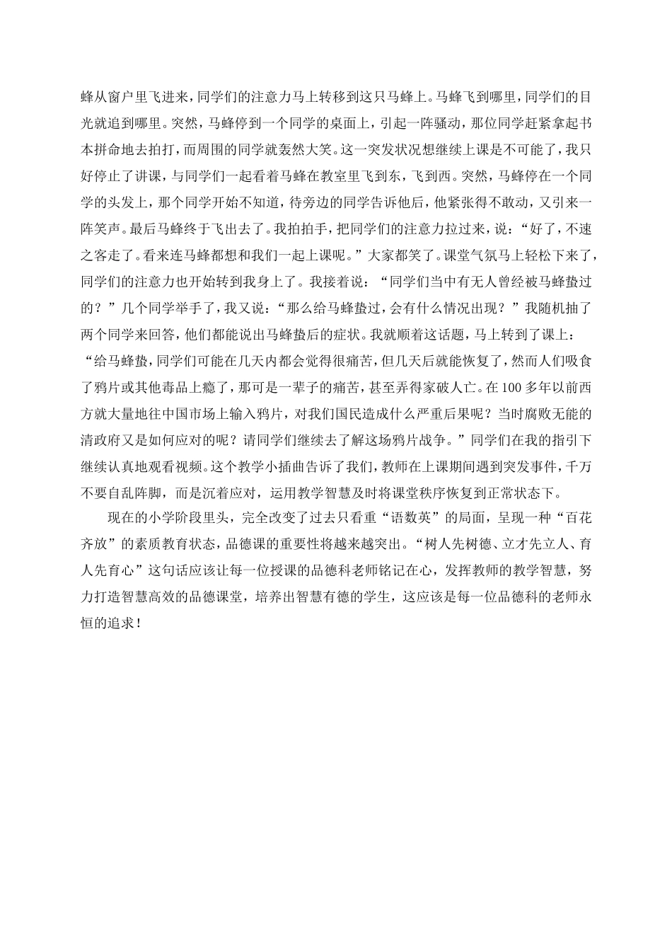 用智慧点亮品德课堂_第3页