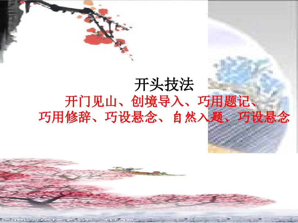 作文指导课—谋篇布局2_第1页