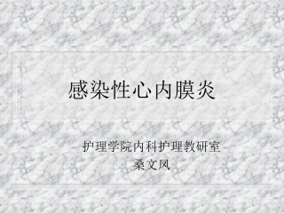 感染性心内膜炎2004