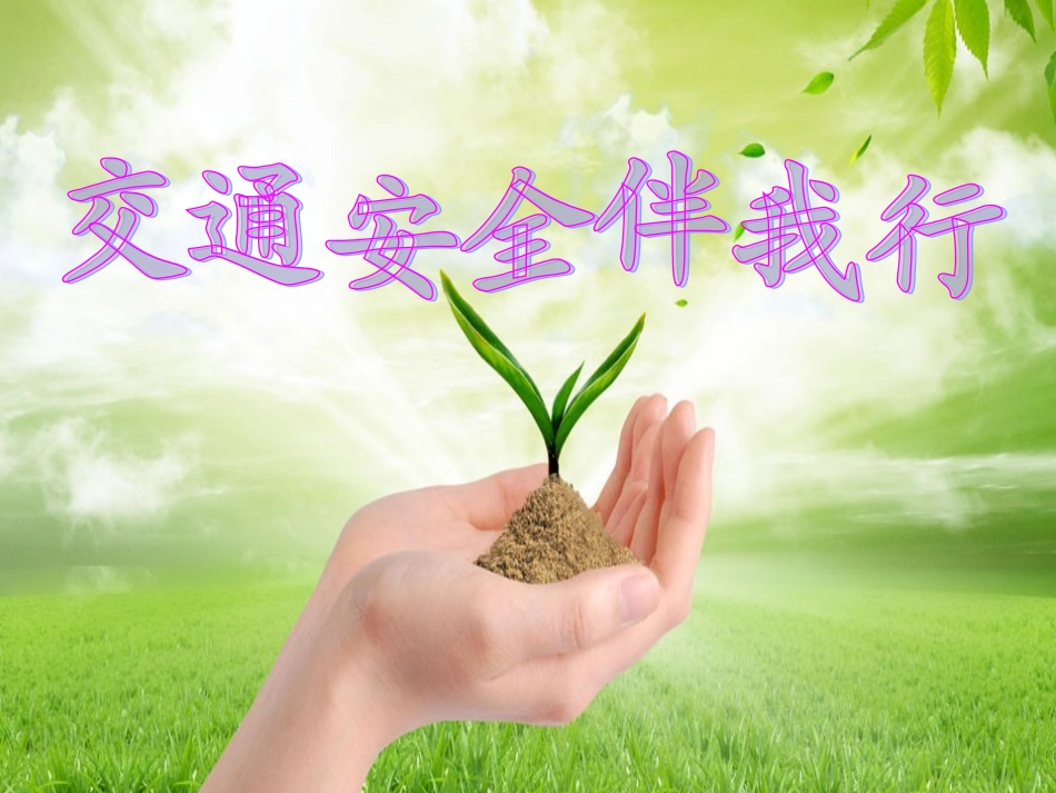 交通安全主题班会说课课件_第1页