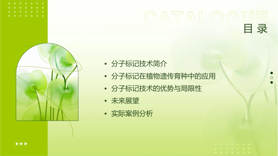 分子标记及其在植物遗传育种中的应用课件_第2页