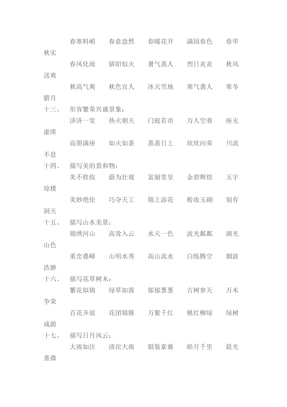 成语归类大全_第3页