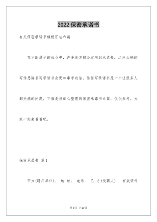 2024保密承诺书_38