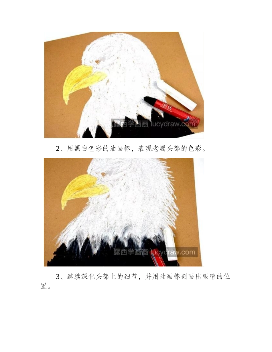 老鹰如何画_儿童画老鹰的教程是什么_儿童画教程_第2页