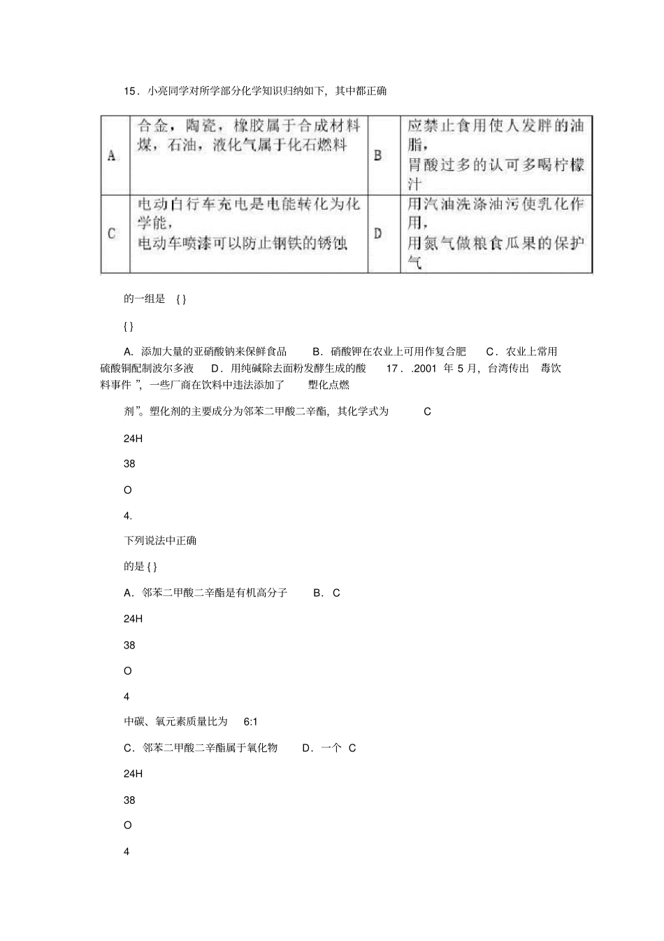 2020年江苏徐州中考化学试题_第2页