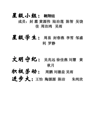 光荣榜-62-5月